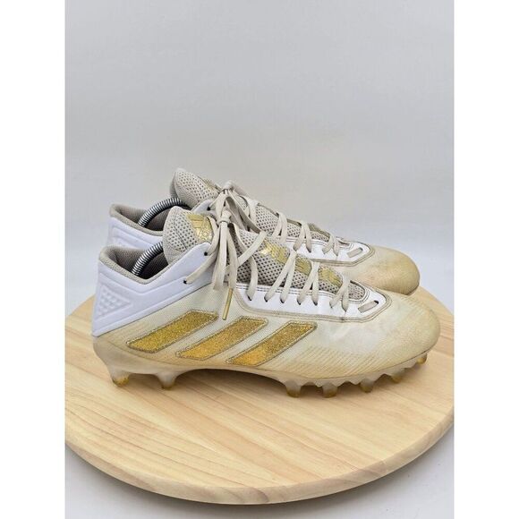 Men Adidas Freak 20 Football Cleats White Gold EH3461 Size 11 - Picture 1 of 8